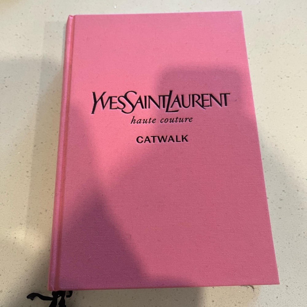Yves Saint Laurent Pink Haute Couture Book